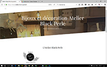 Bijoux fantaisie Atelier Black Perle
